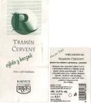 Viněta vína Tramín červený 2004 výběr z hroznů - Ravis, Vinné sklepy Rakvice s.r.o