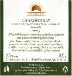 Etiketa Chardonnay 2003 výběr z hroznů - Vinařství Sonberk Pouzdřany a.s.