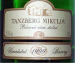Lahev Tanzberg Mikulov 1999 stolní - Tanzberg Mikulov, a.s.
