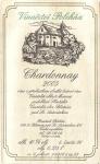 Viněta vína Chardonnay 2005 ledové - Vinařství Polehňa, Blatnice pod Sv. Antonínkem