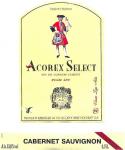 Etiketa Cabernet Sauvignon Vin de Consum Curent - Cricova Acorex, Moldávie.