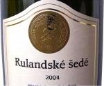 Detail loga na etiketě Rulandské šedé 2004 pozdní sběr - Vinařství Žídek, Popice.