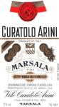 Etiketa Marsala fine sweet Italia I.P. DOC - Vinařství Curatolo Arini, Itálie.