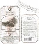 Viněta vína Pinot 1992 Vin de Colectie – Combinatul de Vinuri „Cricova“ S.A., Moldávie.