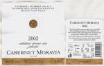 Cabernet Moravia 2002 odrůdové jakostní - etiketa.
