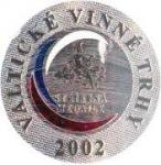 Stříbrná medaile Valtické vinné trhy 2002 - Irsai Oliver 2001 odrůdové jakostní - Vinné sklepy Valtice, a.s.
