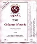 Cabernet Moravia 2001 barrique jakostní od pana spěváka z Dubňan