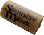 Plastová zátka délky 44 mm Muškát moravský 2007 pozdní sběr - Vinařství Málek Stanislav, Popice.