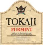 Viněta vína Tokaji Furmint 2003 - Kereskedöház RT, Sátoraljaújhely, Maďarsko