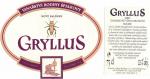 Etiketa Gryllus 2002 známkové jakostní (barrique) - Vinařství rodiny Špalkovy, Nový Šaldorf.