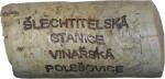 Lisovaný korek délky 38 mm Tramín červený 2000 odrůdové jakostní - Šlechtitelská stanice vinařská, s.r.o. Polešovice.