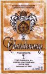Etiketa Chardonnay 2000 odrůdové jakostní - ZEAS Polešovice a.s.