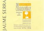 Etiketa Chardonnay 2003 Denominación de Origen (DO) (barrique) - Vinos de Familia Garcia Carrion, Penedès, Španělsko.