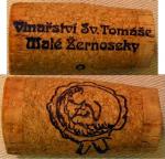 lepený korek délky 43 mm Rulandské šedé 2006 kabinet - Vinařství Sv. Tomáše Malé Žernoseky.