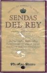 Etiketa Sendas del Rey 2001 Vino de la Tierra (VdT) (Crianza) - Viña Albali Reservas S.A., Španělsko.