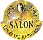 Ocenění Národní salon vín 2003/2004 - Irsai Oliver 2002 odrůdové jakostní - Vinařství Vladimír Tetur Velké Bílovice.
