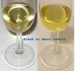 Barva vína Veltlínské zelené 2003 ledové - Moravské vinařské závody s.r.o. Hukvaldy