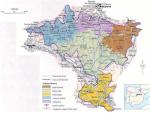 Mapka subzón oblasti Navarra. Zdroj: Světový atlas vína (Hugh Johnson, Jancis Robinsonová)