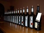 Řada degustovaných vín od posledního vzorku (12.2.2011).