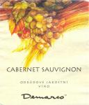 Etiketa Cabernet Sauvignon 2000 odrůdové jakostní - VINOP a.s. Polešovice.