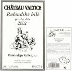 Etiketa Rulandské bílé 2002 pozdní sběr - Vinné sklepy Valtice, a.s.