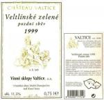 Veltlínské zelené 1999 pozdní sběr - Vinné sklepy Valtice, a.s.
