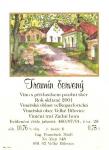 Etiketa Tramín červený 2001 pozdní sběr - Malý vinař František Mádl Velké Bílovice.