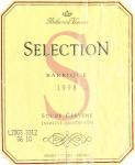 Etiketa Selection 1998 známkové jakostní (barrique) - Bohemia sekt, Českomoravská vinařská a.s.
