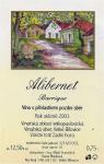 Etiketa Alibernet 2003 pozdní sběr (barrique) - Malý vinař František Mádl Velké Bílovice.