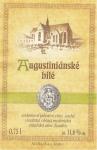 Etiketa Augustiniánské bílé 2001 známkové jakostní - Neoklas a.s., Šardice.