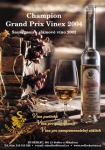 Ukázka oceněného vína : šampion letošního Vinexu 2004 - slámový Sauvignon ze sedleckého ZD