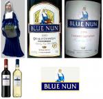 Značka BLUE NUN je úplný obor sám o sobě, kromě vinět se postava dokonce objevuje i jako figurka...