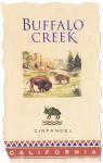 Etiketa Buffalo Creek 2002 odrůdové jakostní - California, USA.