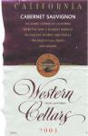 Etiketa Western Cellars 2003 - California, USA.