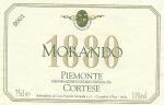 Etiketa Cortese 2001 Denominazione di Origine Controllata (DOC) - Casa Vinicola Morando, Costigliole d´Asti.