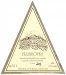 Etiketa Frankovka 2003 odrůdové jakostní - SOŠ, SOU, OU Bzenec