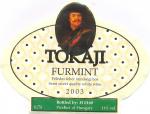 Etiketa Furmint 2003 Minöségi fehérbor - Tokaj Oriens Kft., Abaújszántó, Maďarsko.