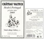 Etiketa Modrý Portugal 2005 pozdní sběr - Vinné sklepy Valtice, a.s.