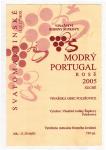 Etiketa růžového svatomartinského portugalu