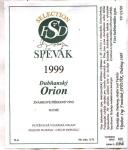 Orion 1999 - známkové jakostní víno v cukernatosti kabinetu