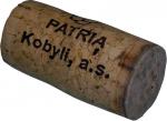 Lepený korek délky 40 mm Chardonnay 2000 výběr z hroznů - Patria Kobylí a.s.