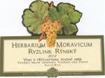 Etiketa Ryzlink rýnský 2003 pozdní sběr - Moravské vinařské závody s.r.o. Hukvaldy