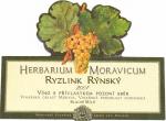 Etiketa Ryzlink rýnský 2004 pozdní sběr - Moravské vinařské závody s.r.o. Hukvaldy.