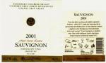 Etiketa - Sauvignon 2001 ( přísně řízené kvašení ) ve své plné vyzrálosti, Znovín Znojmo a.s.