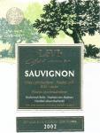 Etiketa Sauvignon 2002 pozdní sběr - LIVI s.r.o. Dubňany.