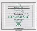 Etiketa Rulandské šedé 2003 pozdní sběr - Vinné sklepy Rakvice s.r.o. Ravis.