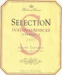Etiketa Selection 2002 známkové jakostní (barrique) - Bohemia sekt, Českomoravská vinařská a.s.