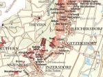 Mapa viničních tratí - jižní část Traisentalu  / Traisental (Rakousko)