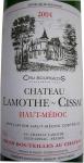 Chateau Lamothe - Cissac Cru Bourgeois 2004