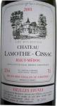 Chateau Lamothe - Cissac Cru Bourgeois, Vieilles Vignes 2001